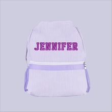 Load image into Gallery viewer, Personalised Backpack in Purple