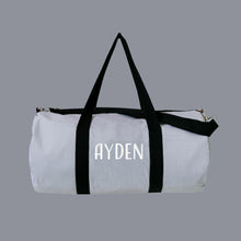 Load image into Gallery viewer, Personalised Tot Duffel in Black