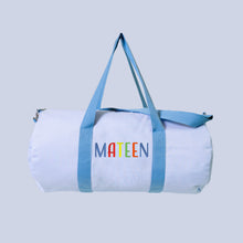 Load image into Gallery viewer, Personalised Tot Duffel in Blue