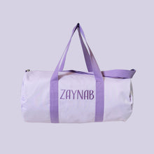 Load image into Gallery viewer, Personalised Tot Duffel in Purple