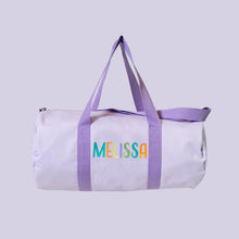 Load image into Gallery viewer, Personalised Tot Duffel in Purple