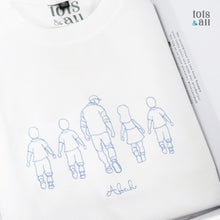 Load image into Gallery viewer, *Limited Edition* Father&#39;s Day Family T-Shirt in White
