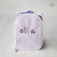 Load image into Gallery viewer, Personalised Lunch Bag in Purple
