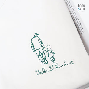 *Limited Edition* Father's Day Family T-Shirt in White