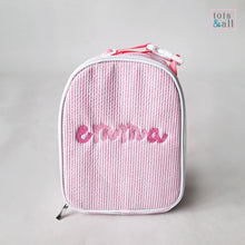 Load image into Gallery viewer, Personalised Lunch Bag in Pink
