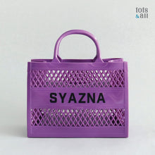 Load image into Gallery viewer, Personalised Jelly Tote Bag in Purple
