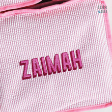 Load image into Gallery viewer, Personalised Set of 3 Packing Cubes in Pink
