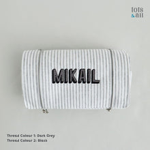Load image into Gallery viewer, Personalised Packing Roll Bag in Grey
