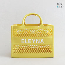 Load image into Gallery viewer, Personalised Jelly Tote Bag in Yellow
