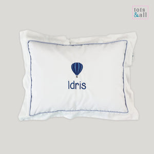 Personalised Pillow in Blue