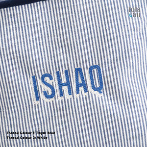 Personalised Set of 3 Packing Cubes in Blue
