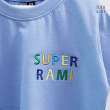 Load image into Gallery viewer, MOM Edition: The "Sidekick" Personalised Tee in Blue
