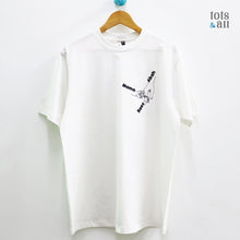 Load image into Gallery viewer, DAD Edition : Personalised Father's Day Hands T-Shirt in White
