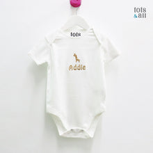 Load image into Gallery viewer, Personalised Safari Baby Romper
