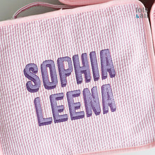 Load image into Gallery viewer, Personalised Set of 3 Packing Cubes in Pink
