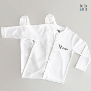 Personalised Safari Baby Sleepsuit