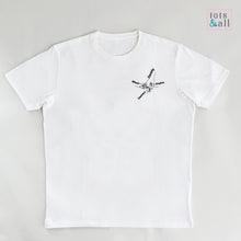 Load image into Gallery viewer, Personalised Holding Hands T Shirt in White
