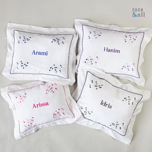 Personalised Hearts Pillow