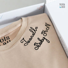 Load image into Gallery viewer, *Limited Edition* Personalised Mother&#39;s Day Sweatshirt with Names in Beige
