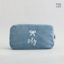 Load image into Gallery viewer, *LIMITED EDITION* Personalised Denim Mini Tot Bag
