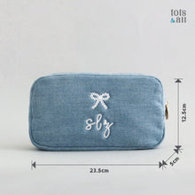 Load image into Gallery viewer, *LIMITED EDITION* Personalised Denim Mini Tot Bag
