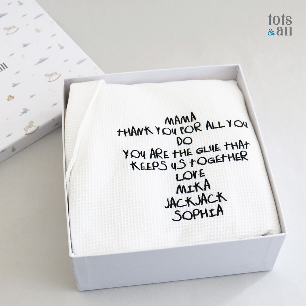 Personalised Mother's Day Bathrobe