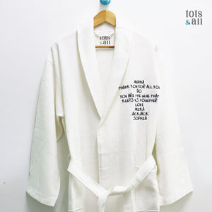Personalised Mother's Day Bathrobe