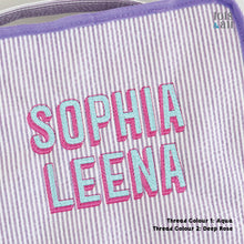 Load image into Gallery viewer, Personalised Set of 3 Packing Cubes in Purple
