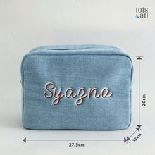 Load image into Gallery viewer, *LIMITED EDITION* Personalised Denim Tot Bag in XL
