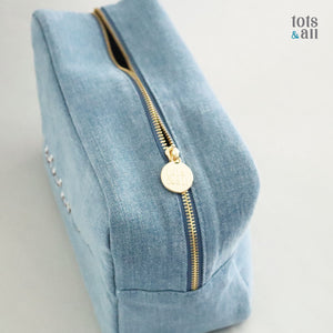 *LIMITED EDITION* Personalised Denim Tot Bag in XL