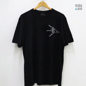 *Limited Edition* Personalised Father's Day FistBump T-Shirt in Black