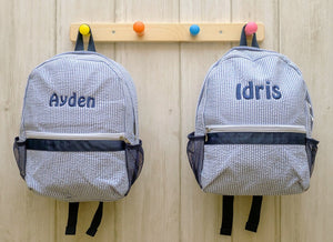 Personalised Toddler Backpack in Blue