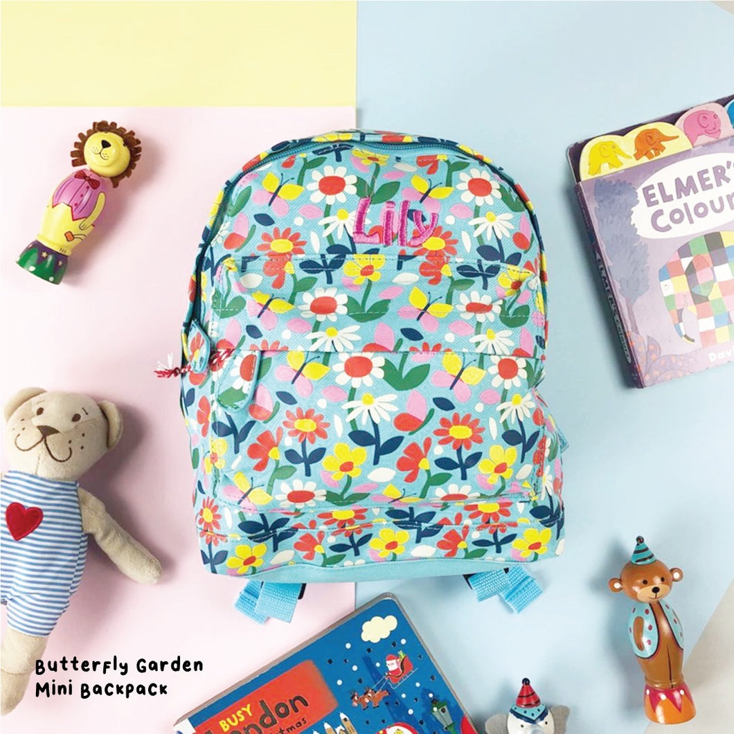 Personalised Butterfly Garden Mini Backpack
