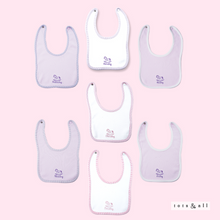 Load image into Gallery viewer, Days-of-the-Week Bib Set in Pink

