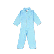 Load image into Gallery viewer, Baby Blue Stripes Pyjamas Set

