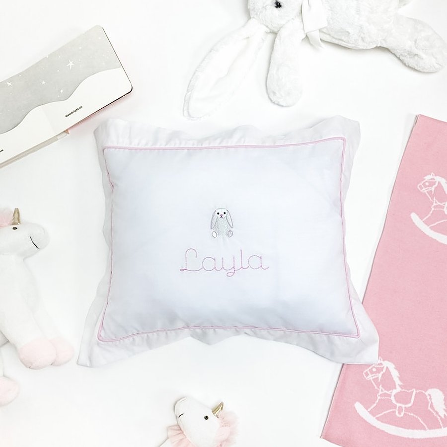 Personalised Pillow in Pink
