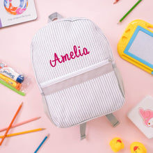 Load image into Gallery viewer, Personalised Toddler Backpack in Grey
