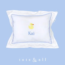 Load image into Gallery viewer, Personalised Pillow in Blue
