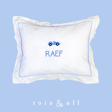 Load image into Gallery viewer, Personalised Pillow in Blue

