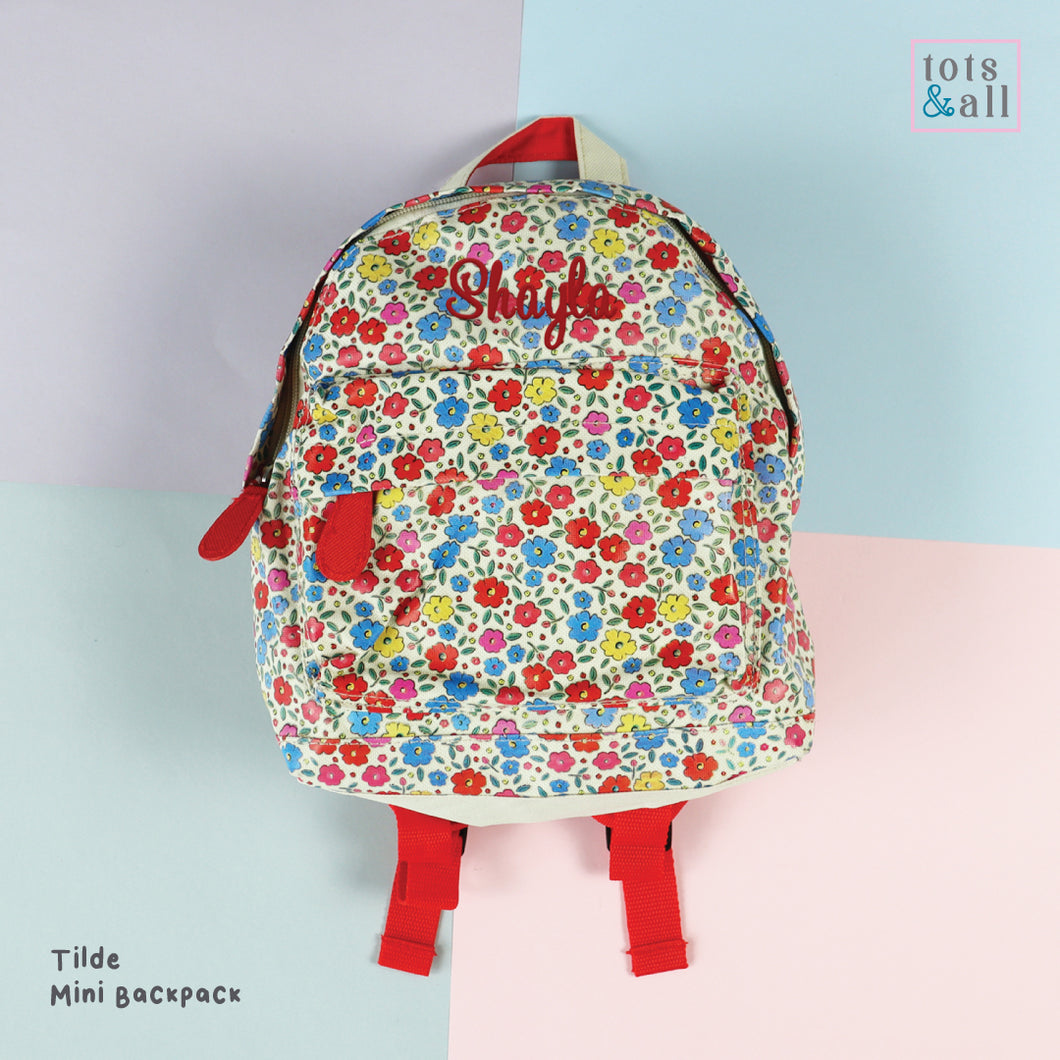 Personalised Tilde Mini Backpack