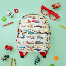 Load image into Gallery viewer, Personalised Vintage Transport Mini Backpack
